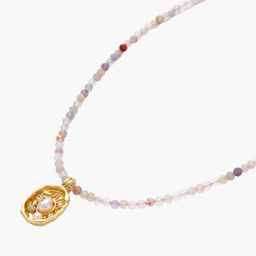 Mystic Garden Gemstone Necklace